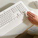 Logitech Signature K650 Comfort Wireless Keyboard Gray NLB AZERTY product in use