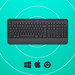 Logitech Signature K650 Comfort Wireless Keyboard Gray NLB AZERTY product in use