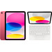 Apple iPad (2022) 10.9 inches 256GB WiFi Pink + Magic Keyboard Folio AZERTY Main Image