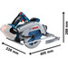 Bosch Professional GKS 18V-68 GC BITURBO + 4,0 Ah ProCORE accu en snellader detail