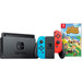 Nintendo Switch Rood/Blauw + Animal Crossing New Horizons Main Image