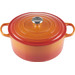 Le Creuset Signature Cocotte Ronde 28 cm Volcanique avant