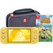 Nintendo Switch Lite Geel + Animal Crossing New Horizons + Bigben Beschermtas Main Image