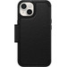 Otterbox Strada Apple iPhone 14 Book Case Leer Zwart achterkant