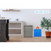 Brabantia Bo Touch Bin 60L Mineral Concrete Gray + Trash Bags (120 units) visual Coolblue 1