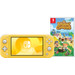 Nintendo Switch Lite Geel + Animal Crossing New Horizons Main Image