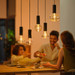 Philips Hue Lightguide Ellipse White and Color E27 + hanglampsnoer product in gebruik