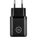 BlueBuilt Quick Charge Charger 18W + Micro USB Cable Nylon Black 1.5m top