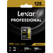 Lexar Professional 1800x GOLD 128GB SDXC 170mb/s packaging