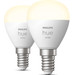 Philips Hue Ampoule Globe White E14 Lot de 2 Main Image