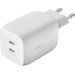 Belkin Power Delivery Charger 65W with 2 USB-C Ports 