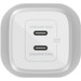 Belkin Power Delivery Charger 65W with 2 USB-C Ports front