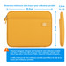 BlueBuilt Housse pour Ordinateurs Portables pour Apple MacBook Pro 16 Pouces Jaune visuel Coolblue 1