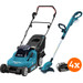 Makita DLM382CM2 + Makita DUR181Z incl. 5,0 Ah accu (2x) + 4,0 Ah accu (2x) Main Image