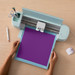 Cricut Color Changing Vinyl (Hot) Permanent Purple 30x60cm product in use