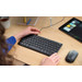 Trust Lyra Compact Keyboard Black AZERTY product in use