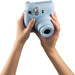 Fujifilm Instax Mini 12 Pastel Blue product in use