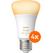 Philips Hue White Ambiance E27 1100 lm Lot de 4 Main Image