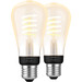 Philips Hue Filamentlamp White Ambiance Edison E27 2-pack Main Image