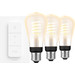 Philips Hue Filament White Ambiance Edison 3-pack + dimmer Main Image