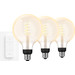 Philips Hue Filament White Ambiance Globe XL 3-pack + dimmer Main Image