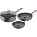 Tefal Renew Set de Poêles à Frire Céramique 24 + 28 cm + Poêle Paysanne 24 cm Main Image