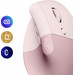 Logitech Lift Souris Ergonomique Verticale Rose 