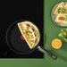 Tefal Renew On Ceramic Crepe Pan 25cm Black product in use