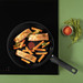 Tefal Renew On Ceramic Frying Pan 28cm Black product in use