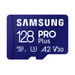 Samsung PRO Plus 128 Go (2023) microSDXC + Adaptateur SD avant