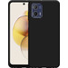 Just in Case Soft Design Motorola Moto G73 Back Cover Zwart 