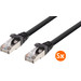 BlueBuilt Network Cable FTP CAT6 10m Black 5-pack Main Image