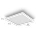 Philips Hue Surimu Panel Light White and Color Square White visual supplier