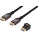 BlueBuilt HDMI Cable 4K 120Hz / 8K 60Hz Nylon 2m + 90° Adapter Main Image