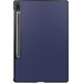 Just in Case Smart Tri-Fold Samsung Galaxy Tab S9 / S9 FE Book Case Bleu arrière