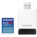 Samsung PRO Plus 512 Go SDXC + Lecteur de carte 