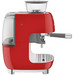 SMEG EGF03RDEU Rood linkerkant