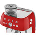 SMEG EGF03RDEU Rood detail