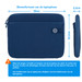 BlueBuilt Laptophoes breedte 30 cm 12-13 inch Blauw visual Coolblue 2