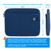 BlueBuilt Housse pour Ordinateurs Portables Largeur 30 cm 12-13 Pouces Bleu visuel Coolblue 2