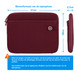 BlueBuilt Laptophoes breedte 41 cm 17 inch Rood visual Coolblue 1