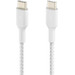 Belkin USB-C to USB-C Cable 1m Nylon White front