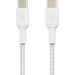 Belkin USB-C to USB-C Cable 1m Nylon White front