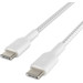 Belkin USB-C to USB-C Cable 1m Nylon White Main Image