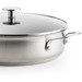 KitchenAid Stainless Steel Hapjespan met deksel 28 cm detail