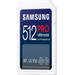 Samsung PRO Ultimate 512GB (2023) SDXC + USB Reader right side