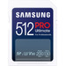 Samsung PRO Ultimate 512GB (2023) SDXC + USB Reader front