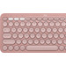 Logitech Pebble Keyboard 2 - K380s Rose AZERTY detail