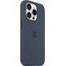 Apple iPhone 15 Pro Back Cover met MagSafe Stormblauw achterkant