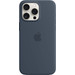 Apple iPhone 15 Pro Max Back Cover avec MagSafe Bleu Orage Main Image